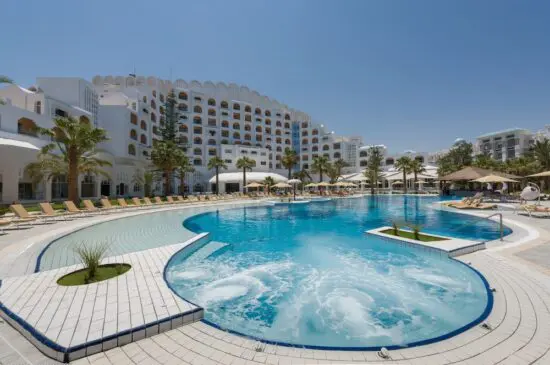 14 nights in Hotel Marhaba Palace with All Inclusive and 5 Green Fees