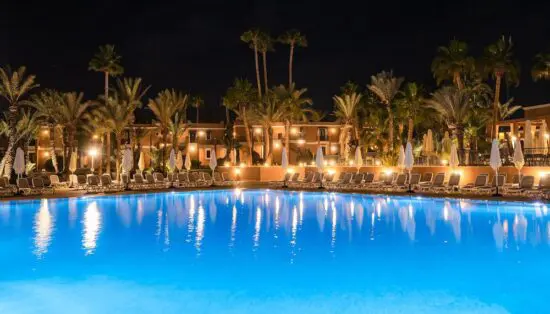 14 Nächte im Sol Oasis Marrakech All Inclusive und 7 Greenfees (Royal Club, Amelkis, Al Maaden, Rotana, Montgomerie, Atlas, Noria)