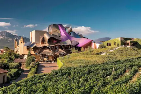 3 nights with breakfast at Hotel Marqués de Riscal including one green fee per person (El Campo de Logroño).