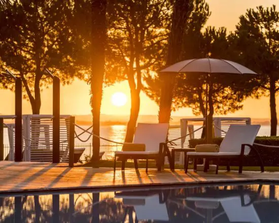 5 Übernachtungen im Splendido Bay Luxury Spa Resort, 2 Green Fees (GC Azarga and Gardagolf Country Club) und ein Abendessen in einem Restaurant aus unserem kulinarischen Programm