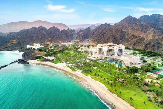 5 nights including breakfast at Al Bustan Palace and 3 Green fees per person (Al Mouj GC, Ghala GC & La Vie Club)