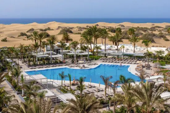 5 nights at the hotel Riu Palace Maspalomas with half board and 3 green fees (GC Maspalomas, Salobre and Anfi Tauro).