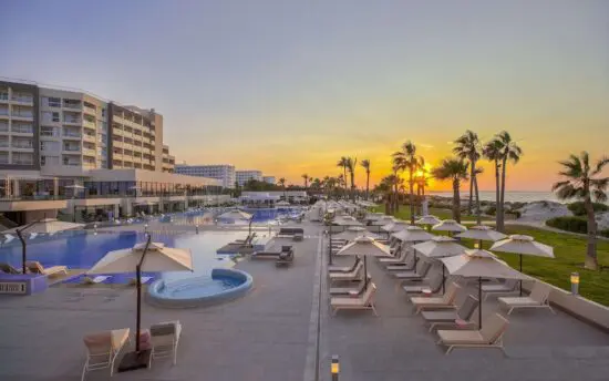 7 nights in Hilton Skanes Monastir Beach Resort with Half Board and 3 Green Fees