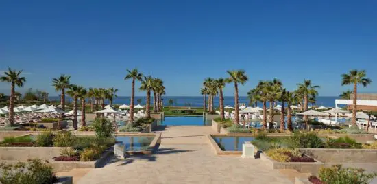 7 Übernachtungen im Hyatt Place Taghazout Bay mit Halbpension und 3 Greenfee (GC Tazegzout, Soleil und Les Dunes)