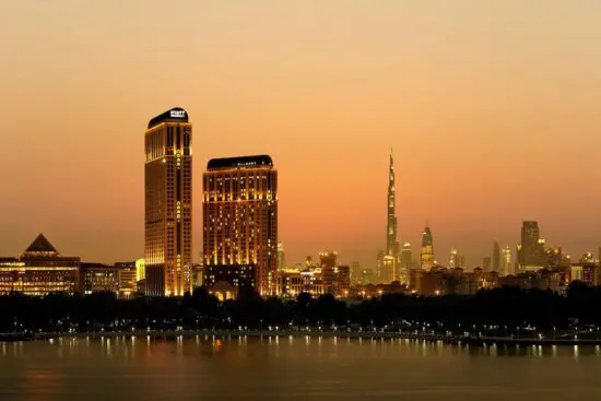 7 nights with breakfast at Hyatt Regency Dubai Creek Heights including 3 Green Fees per person at Dubai Creek Golf & Yacht Club, Dubai Hills Golf Club & Emirates Golf Club and 1 desert safari