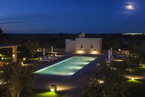 7 nights with breakfast at Hotel Borgo Egnazia including 3 Geen Fees (San Domenico Golf & Acaya Golf Club)