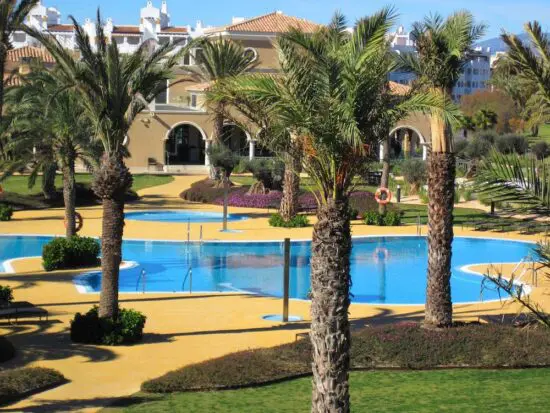 7 nights with breakfast at Hotel AR Golf Almerimar including 6 green fees per person (Almerimar Golf Course).