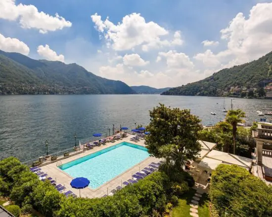 7 nights with breakfast at Grand Hotel Imperiale Resort & Spa including 3 Green fees per person (Golf Clubs: Villa d Este, La Pinetina and Monticello) and a guided Hiking Tour of Varenna's castles