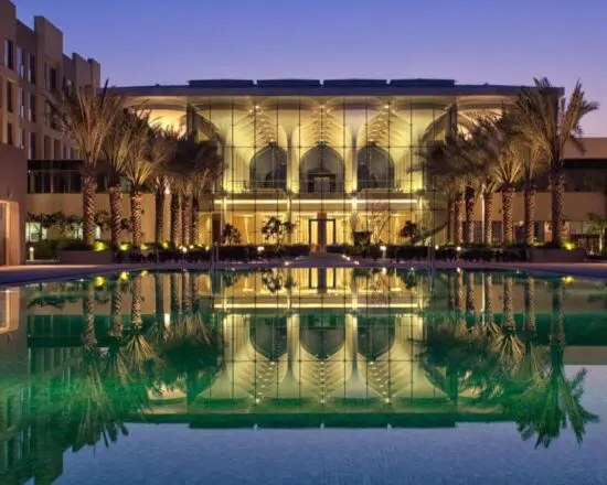 7 nights incl. breakfast at Kempinski Muscat and 3 green fees per person (Al Mouj GC, Ghala GC & La Vie Club)