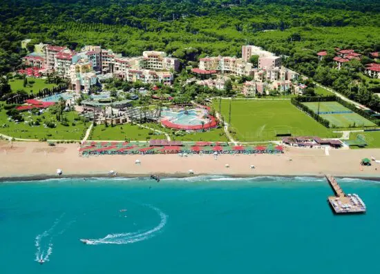 7 nights at Limak Arcadia Sport Resort with all-inclusive package, 3 green fees and private airport transfer